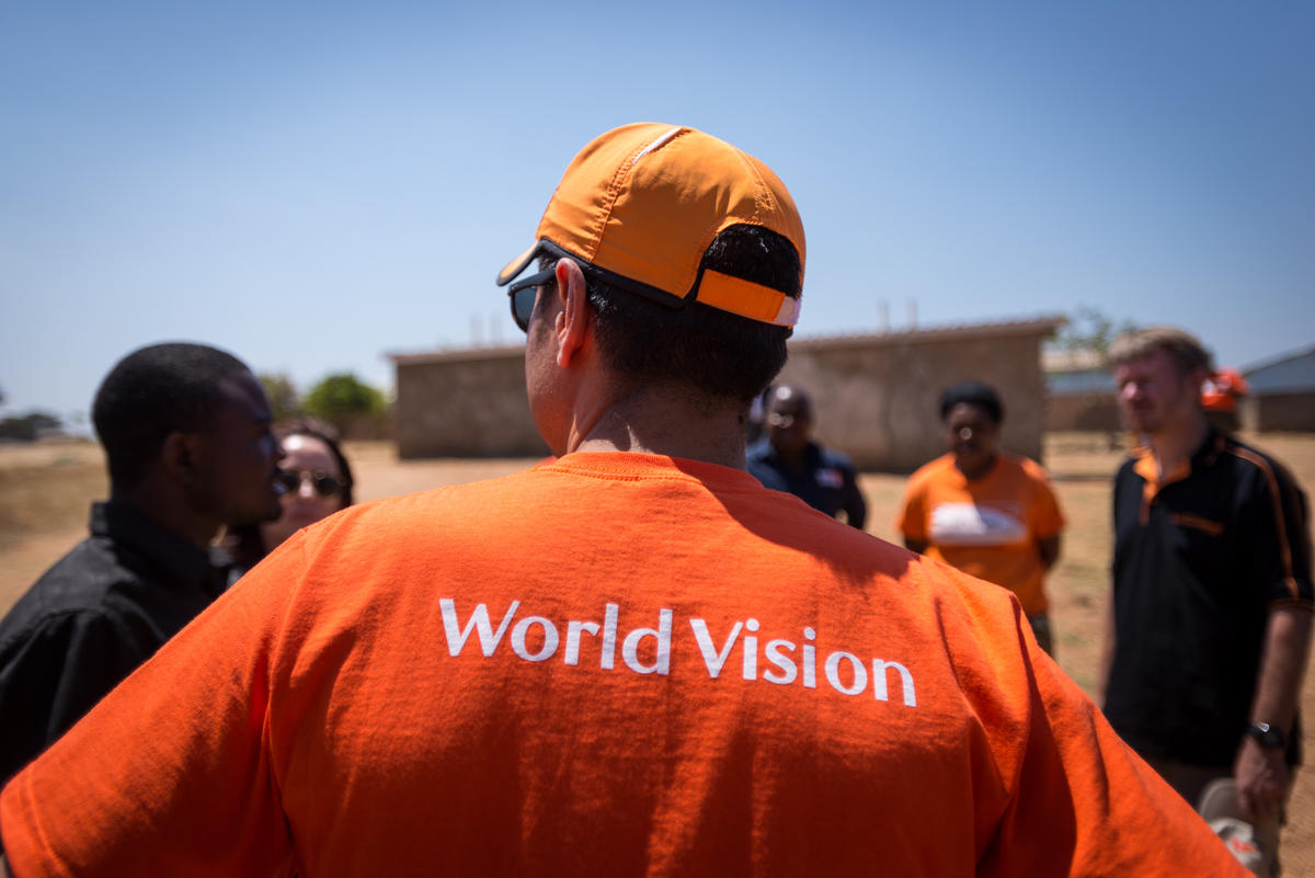 World Vision Chief Operating Officer Edgar Sandoval in Mayo, Zambia